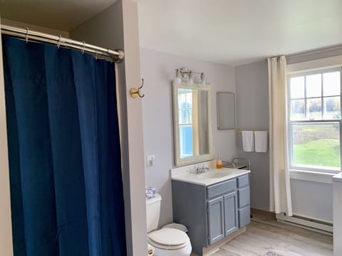 Bathroom with shower and tub