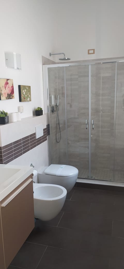 Shower, rainfall showerhead, hair dryer, bidet