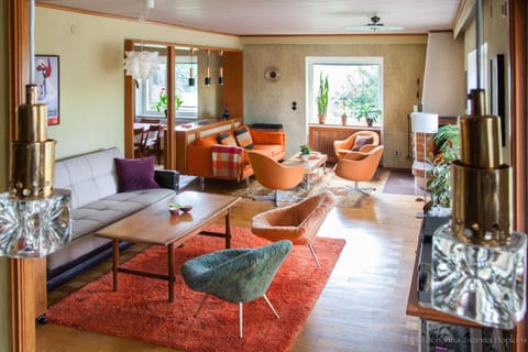 livingroom and dining area