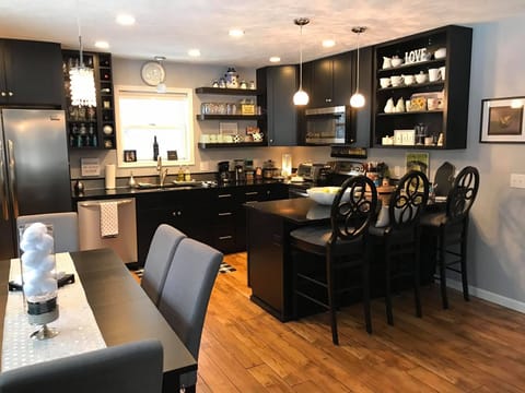 Kitchen and dining area