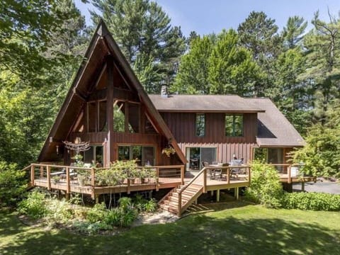 Beautiful landscape around the house