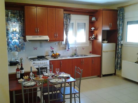 in the spacious kitchen you can cook and enjoy what you desire