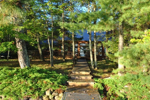 View of house from the dock