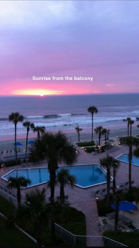view from balcony