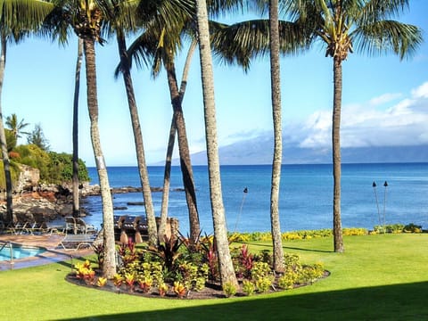 View from the lanai towards Molokai