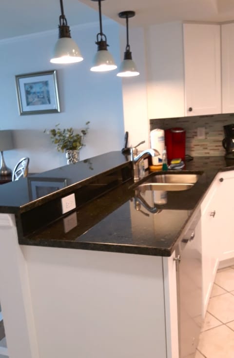 New granite, cabinets, lighting, appliances, flooring.....ice maker in fridge