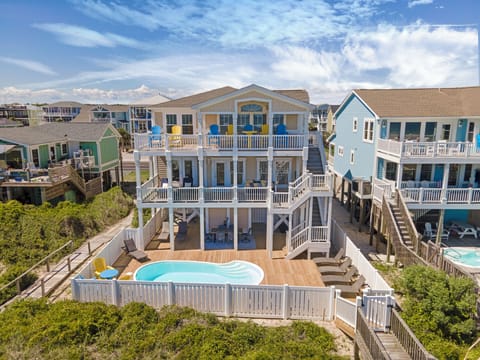 Rear of home from ocean