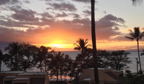 A sunset view from our Lanai
