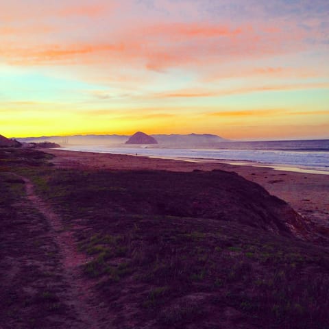 A beautiful 6am morning walk. All alone in paradise.