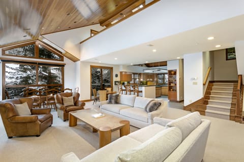 Large Living area view to Centenial lift and mountain