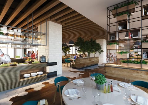 2 restaurants; breakfast, lunch, and dinner served