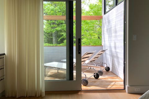 "On the second floor it feels as if you're in a chic tree-house!" - Ani