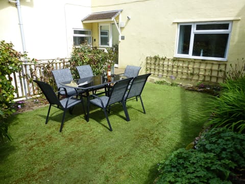 Private garden seating.