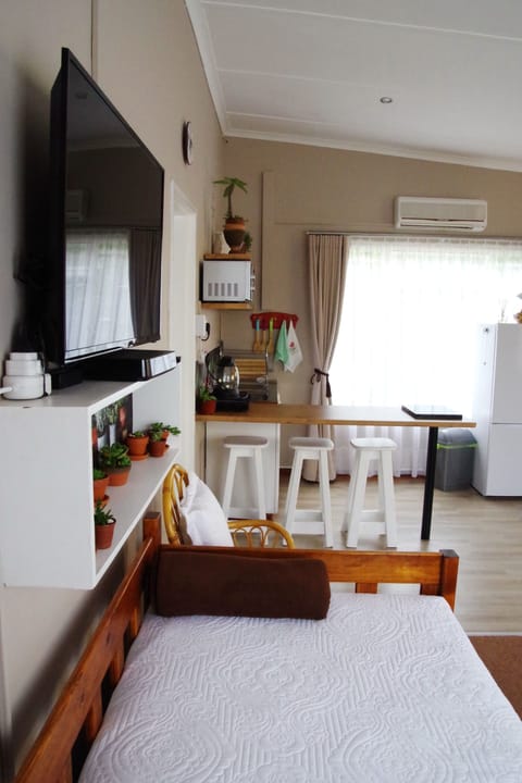 Apartment, 1 Bedroom | Private kitchen | Full-size fridge, microwave, stovetop, coffee/tea maker