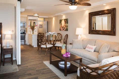 bedroom 1 suite with dining and full kitchen!