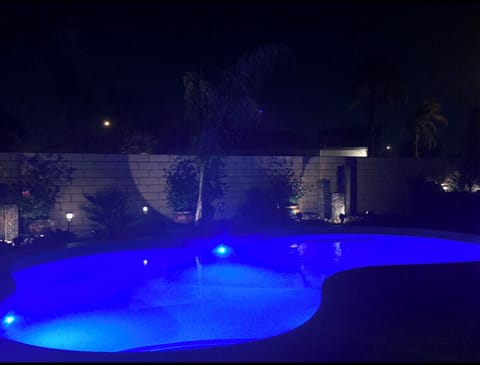 Night time swimming 