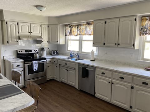 Newly remodeled kitchen