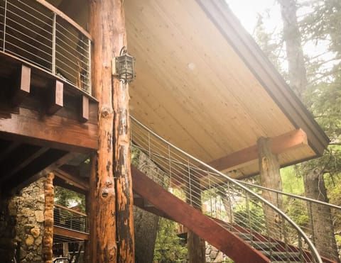 Our custom spiral staircase provides truly Instagram worthy photo ops & an extra access point to the Carriage House