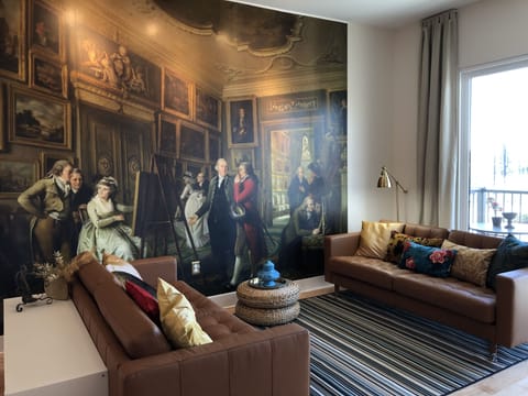Plenty of space for lounging and relaxing in between your Asheville adventure!