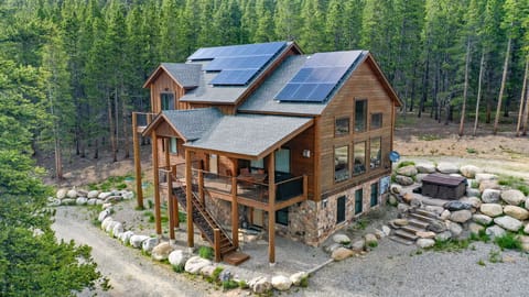 Welcome to Chessetts Lodge, a luxury home on a beautiful wooded lot!