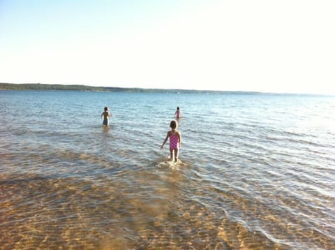 Kids playing at our wonderful beach.