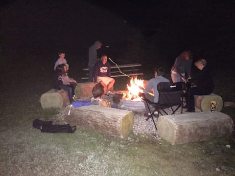 Community campfire pit