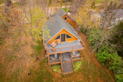 View from above the cabin.