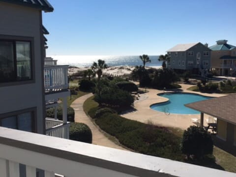 The gorgeous view from the balcony of our condo. 