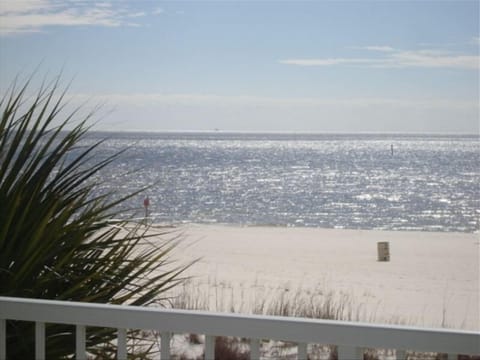 View from the pool deck located right outside your private patio.