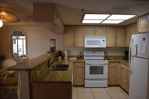 Kitchen View with Granite counter top