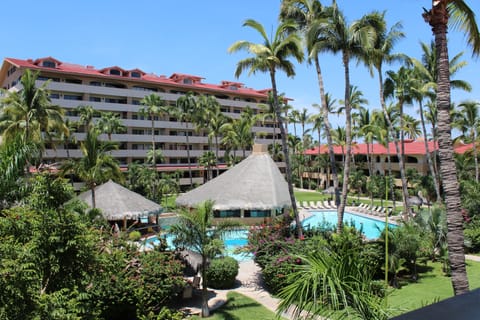 This is not your view from your terrace , they are photos of the beautiful pool.