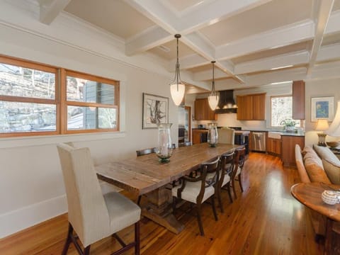 The Dining Room Table - Seats 12 easily, 14 in a pinch. Addnl. tables available.