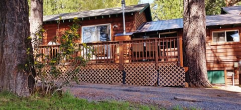 Cabin 12 - Lake Almanor
View of back of cabin with deck