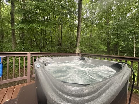 Hot Tub in the Forest for You