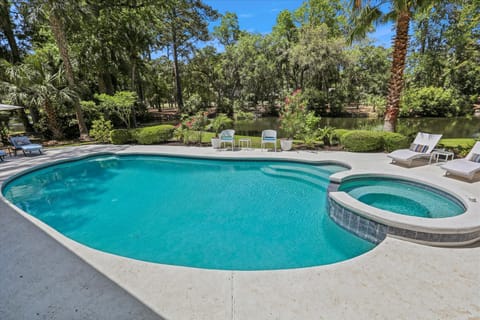 Pool Overlooking Lagoon and Golf Course at 66 Heritage Road