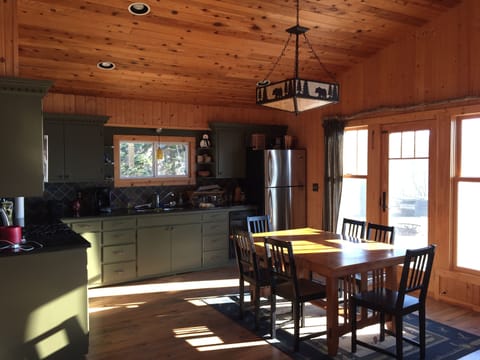 Overlooking Mumm's Bay with a full wall of windows to take it all in!