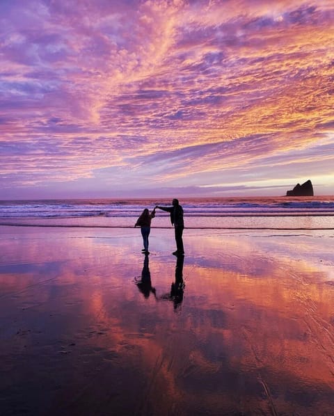 October sunset at The Cove Beach