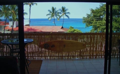 Direct ocean view from living room. Free cable/internet included with rental.