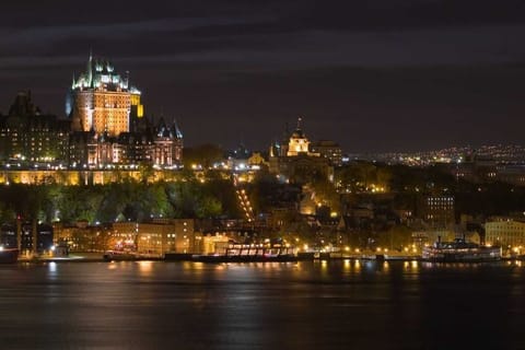 View from the terrace by night