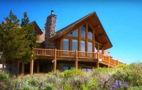 House from the Back in Winter