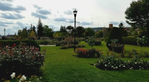 The Rose Garden just a few blocks from the home is full of peace and beauty. 