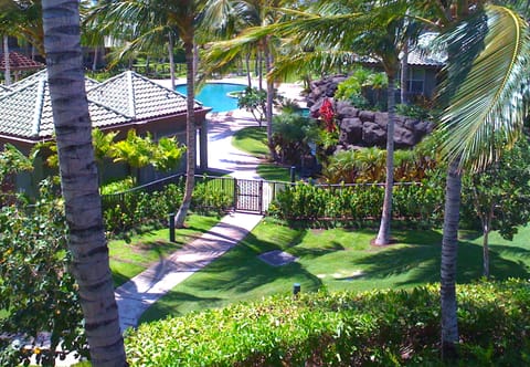 View from second floor lanai
looking towards pool