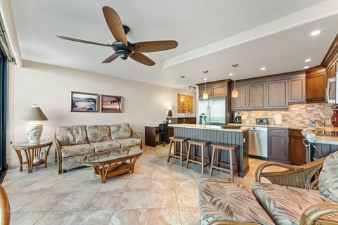 Multi-speed ceiling fan.