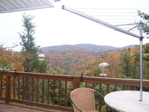 Long range view from the deck towards Blue Ridge Parkway