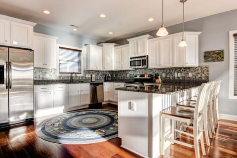 Spacious Kitchen which is fully equipped.