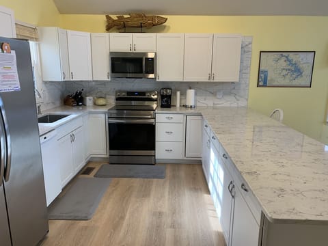 New countertops, cabinets, sink, and stove (Jan 2022)