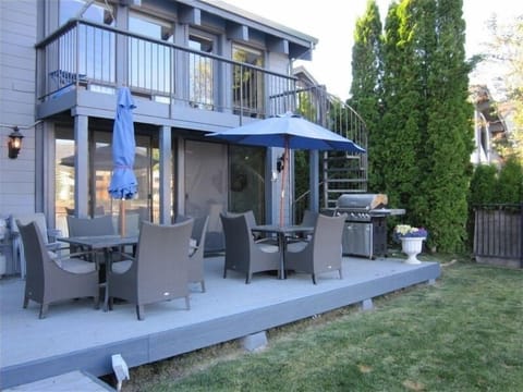 Soak your troubles away in our large spa or just relax on our deck & lawn!