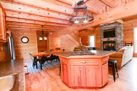 Never miss a conversation on vacation with our open living space