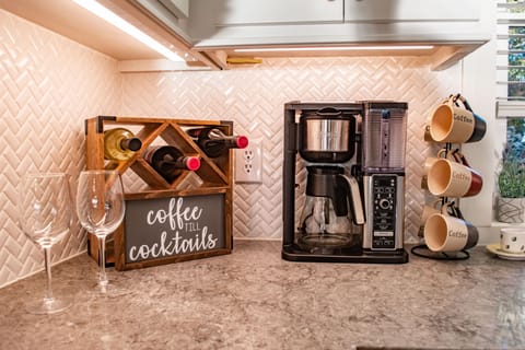 Sit back and relax with your favorite beverage any time of day. 