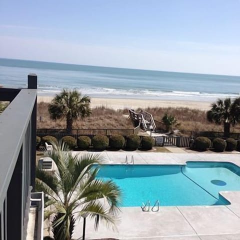 Another deck view of pool/ocean.  You can watch the kids from here.
